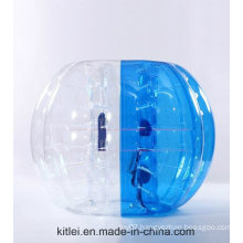 Crazy Sport! ! Hot Sale Half Color TPU Inflatable Human Sized Soccer Bubble Ball, Loopy Ball